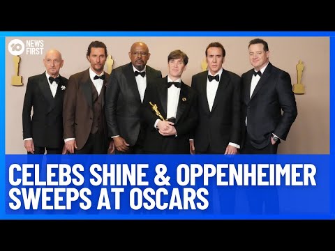 Celebs Shine On Red Carpet At Oscars With Oppenheimer Sweeping Best Picture | 10 News First