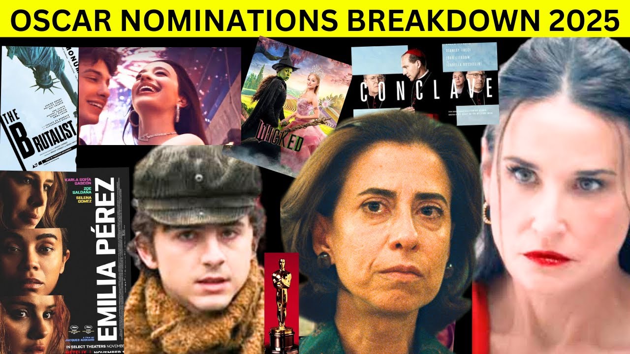 2025 Oscar Nominations Breakdown | I’m Still Here Surprises!! | Oscar Nominations 2025 Breakdown