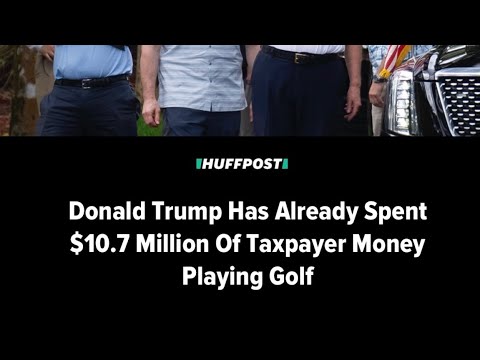 American Taxpayers Already Spent $10.6 Million So President Trump Can Play Golf Where’s DOGE?