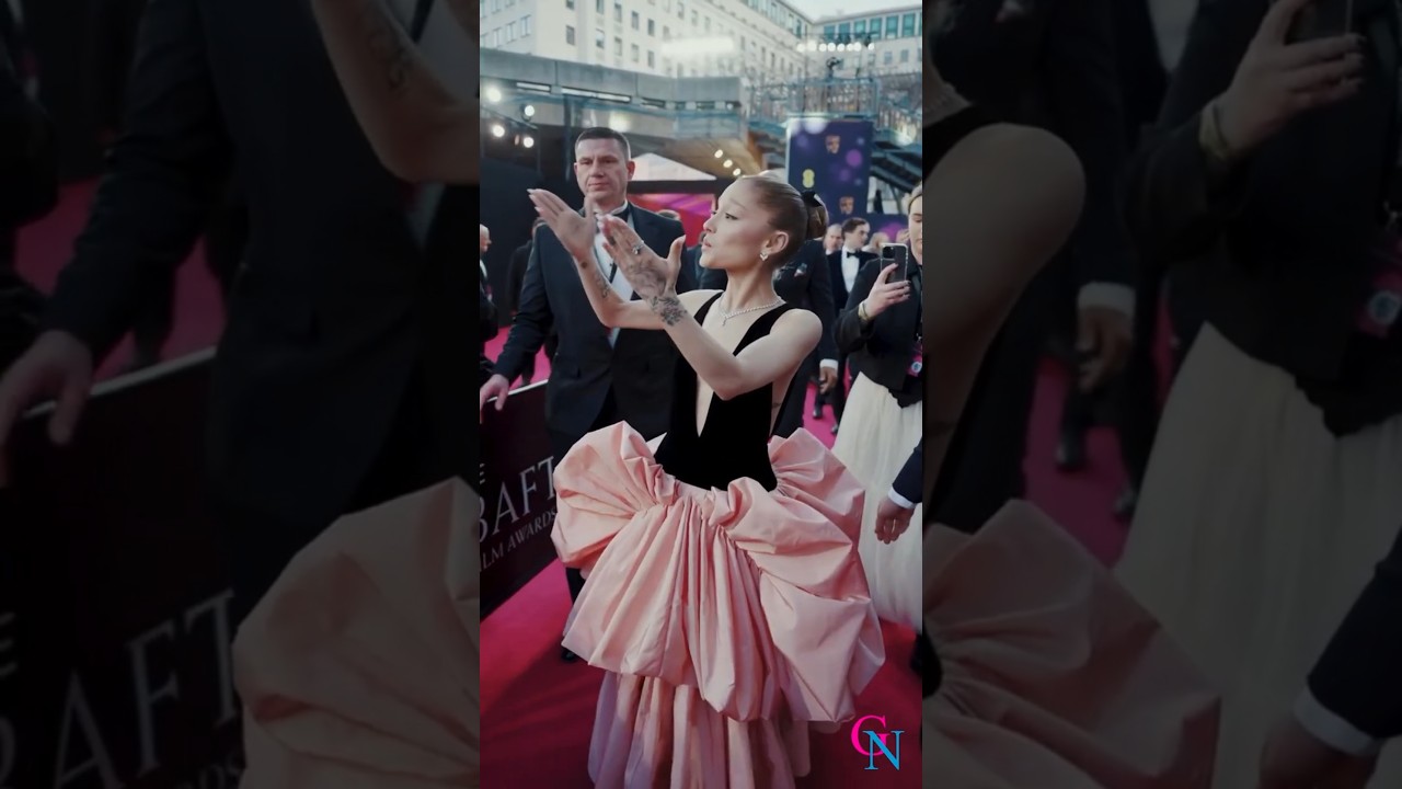 #bafta 2025 Red Carpet | Gossip Newz #selenagomez #arianagrande #shorts #reels #fyp #viralvideo