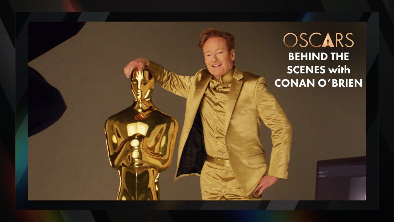 Behind The Scenes With Conan O’Brien at the 97th Oscars Promo Day @TeamCoco @ABC