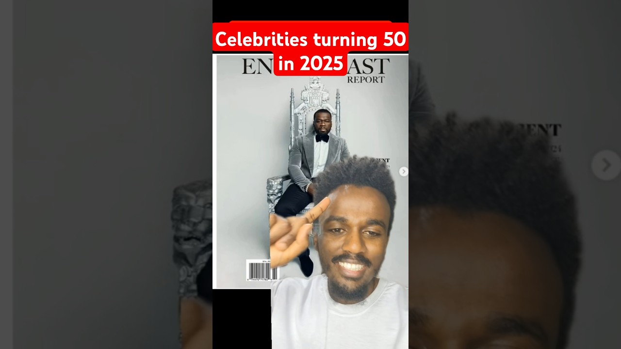 Celebrities turning 50 in 2025.#shorts #50cent #celebrity #makeup #habesha #ethiopiantiktok #oscars