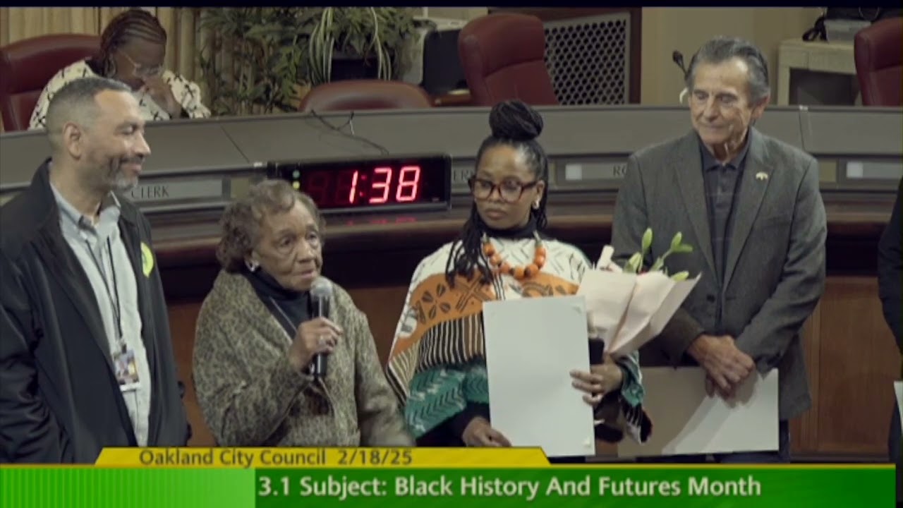 Oakland City Council Celebrates 2025 Black History And Futures Month February 18th 2025