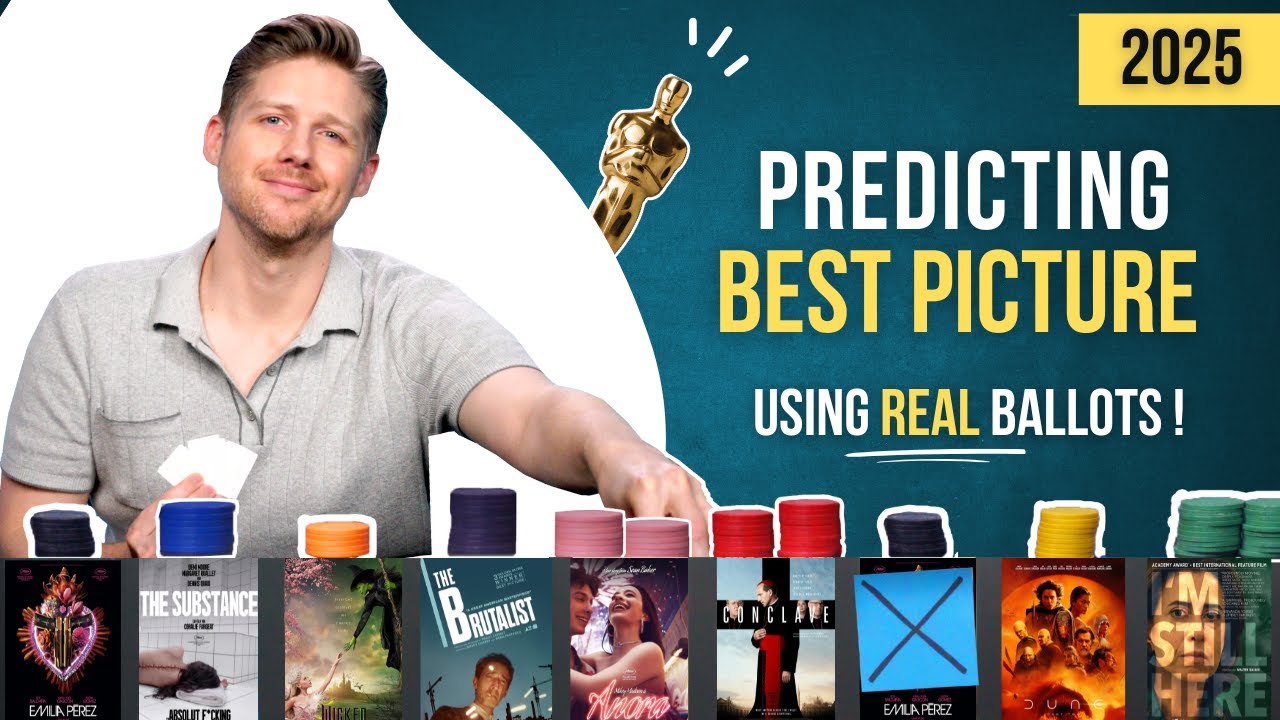 Predicting 2025 BEST PICTURE & Other Categories Using REAL Ballots!!!