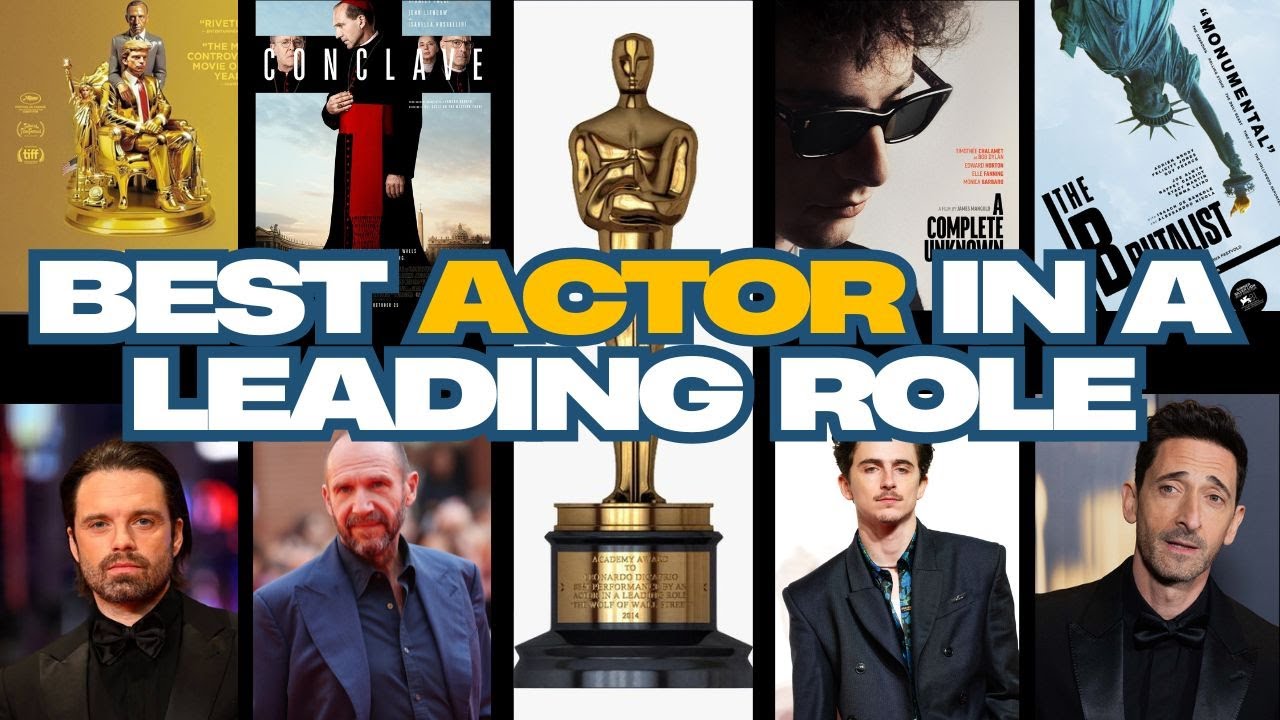 The Nominees for Actor in a Leading Role at the 97th Academy Awards 2025