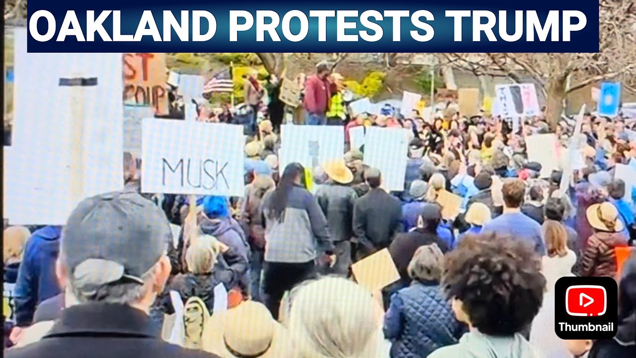 W. Kamau Bell Leads Anti-Trump Rally At Lake Merritt In Oakland To Protest President’s Policies