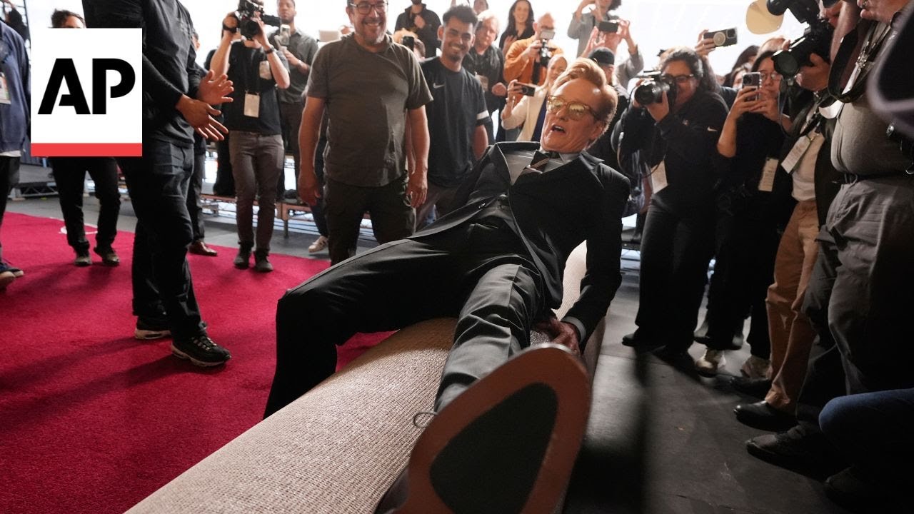 ‘What a weird ceremony’: Oscars host Conan O’Brien rolls out red carpet in LA