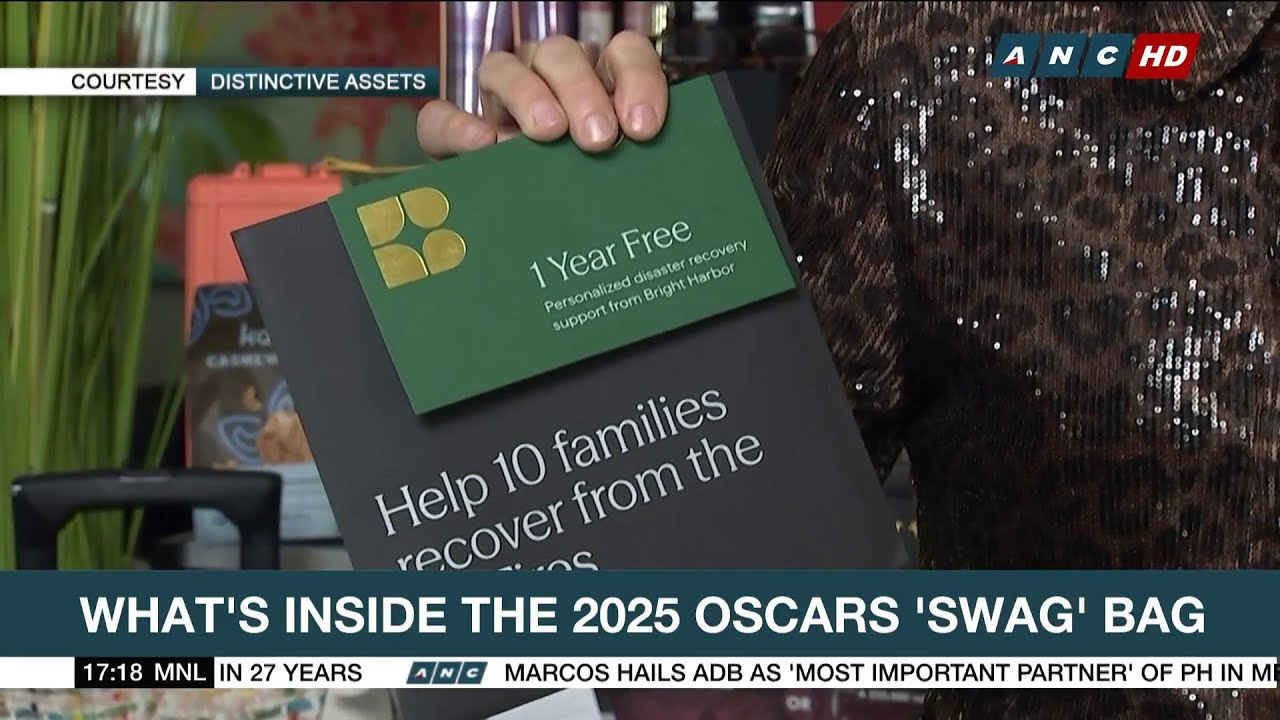 What’s inside the 2025 Oscars ‘swag’ bag | ANC