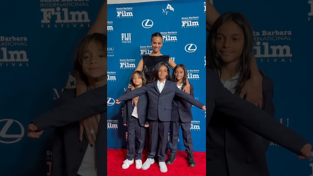 Zoe Saldana and family! #zoesaldana  #emiliaperez #netflix #criticschoice