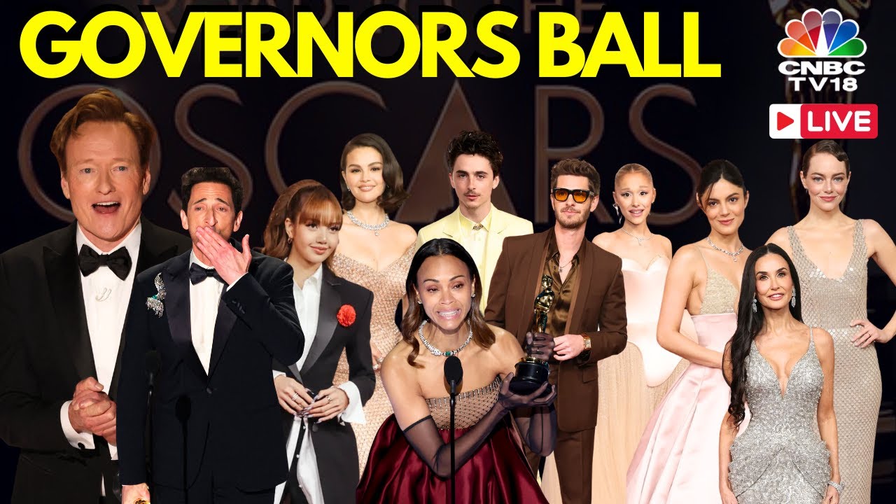 2025 Oscar Awards LIVE: Oscars Governors Ball | The 97th Academy Award | Oscar Winners 2025 | N18G