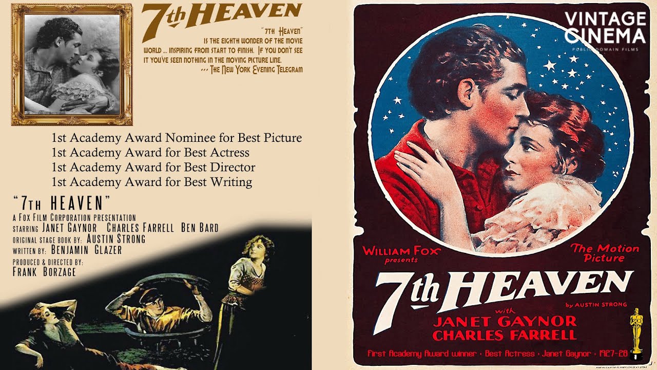 7th Heaven (1927) [HD Restored] | 1st Oscar Nominee | Romance | Janet Gaynor | Charles Farrell