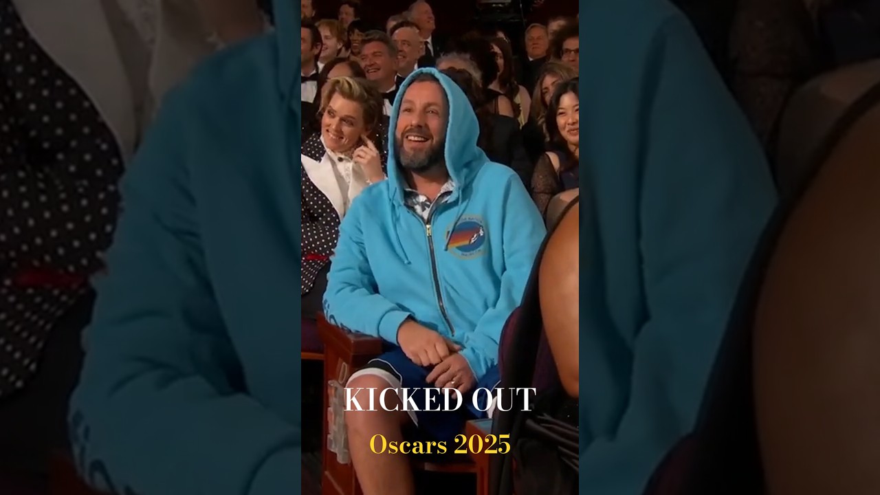 Adam Sandler KICKED OUT from OSCARS 2025 #oscars2025 #fashion #news