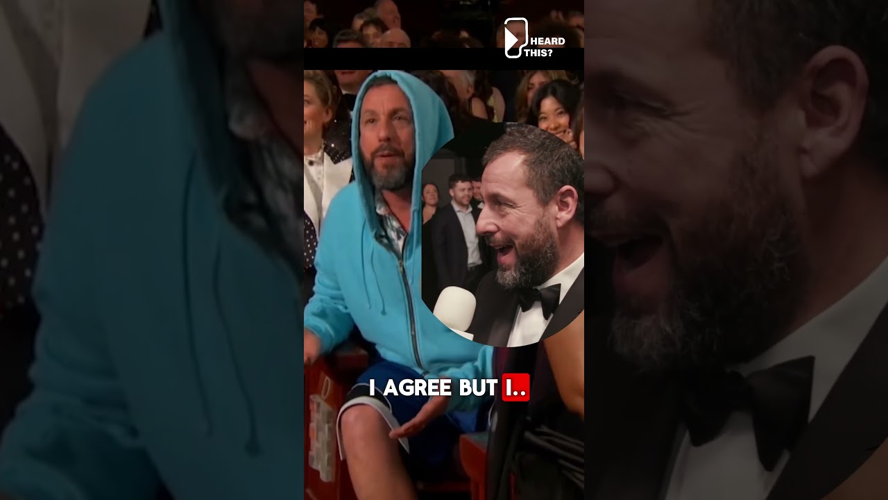 Adam Sandler’s Casual Oscars 2025 Look Sparks Hilarious Exchange with Host Conan O’Brien