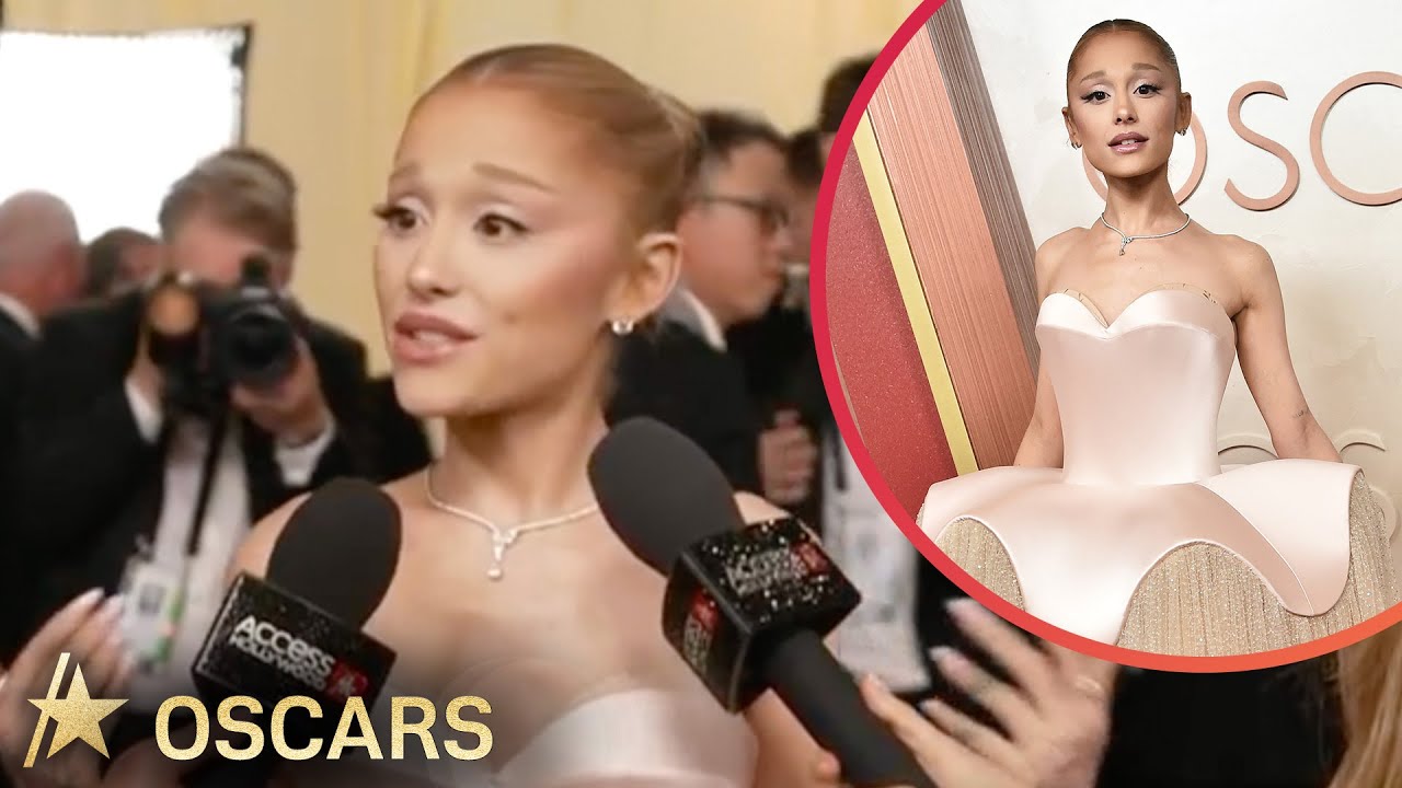 Ariana Grande Shares Secret Behind 2025 Oscars Schiaparelli Gown