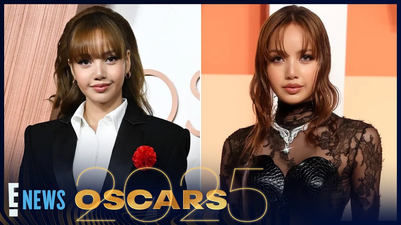 Blackpink’s Lisa Changes Into Sultry Dress for Vanity Fair Party | Oscars 2025 | E! News