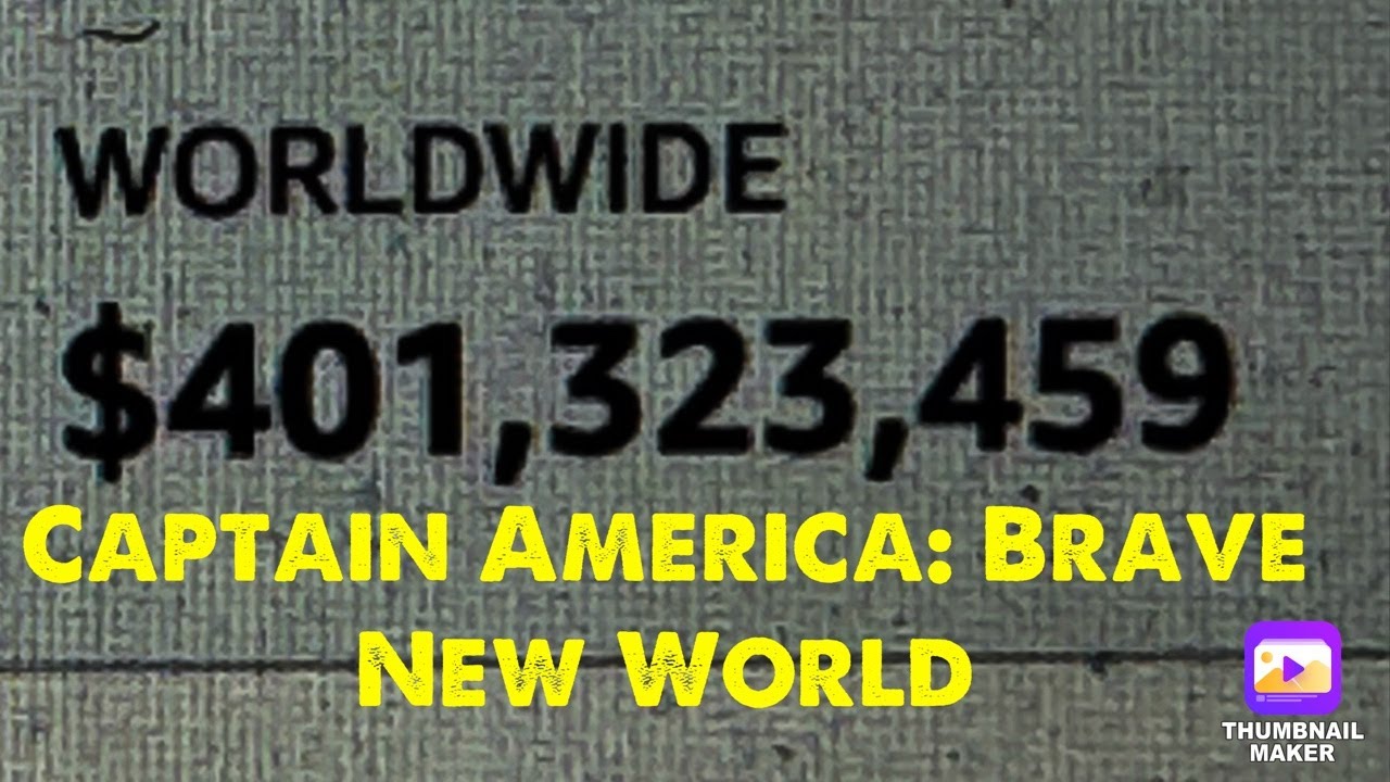 Captain America: Brave New World Tops $400 Million In Box Office Earnings Countering Doubters