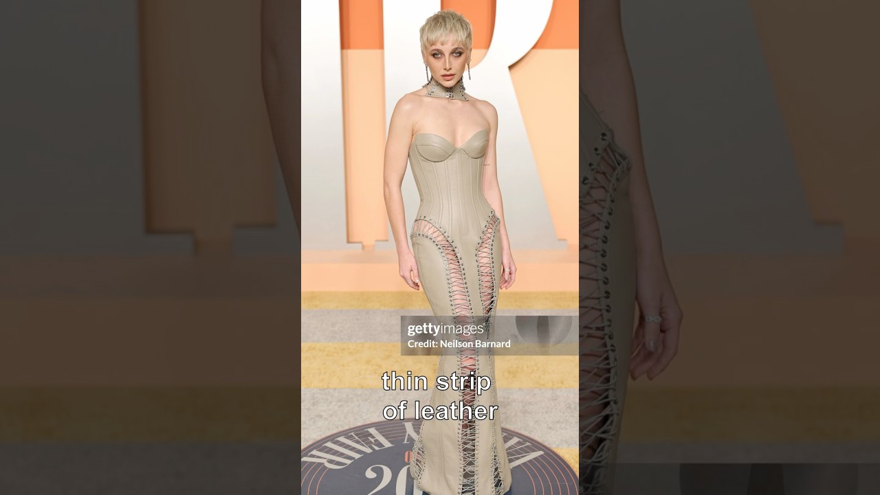 Celebrities were all tied up at the 2025 Oscars #fashion #redcarpet #oscars