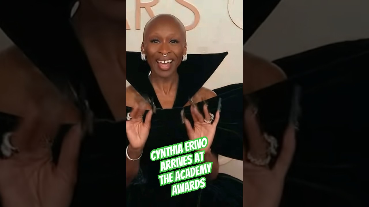 Cynthia Erivo Hits Red Carpet at THE ACADEMY AWARDS