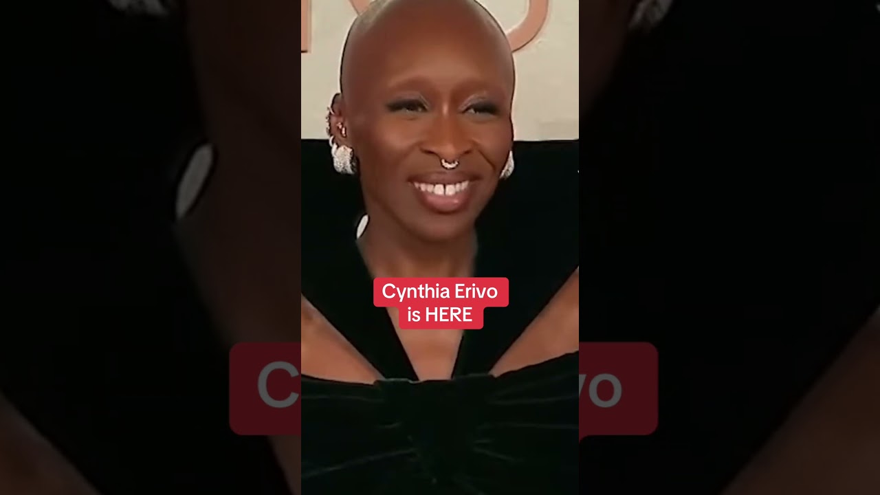 Cynthia Erivo is on the Oscars red carpet