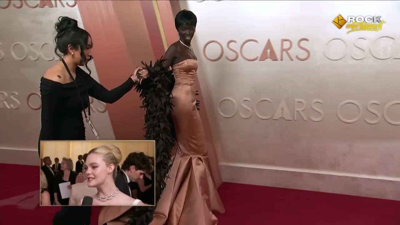 Elle Fanning at the Red Carpet of Oscars 2025 @RockNetworks