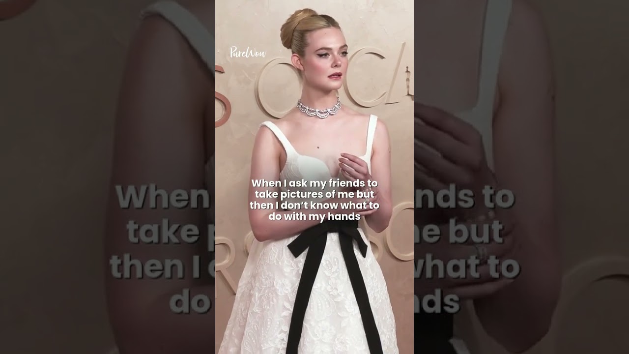 Elle Fanning Is SO Relatable at the 2025 Oscars #shorts #comedy