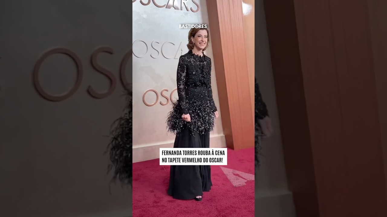 Fernanda Torres desfila no Tapete Vermelho do Oscar 2025!