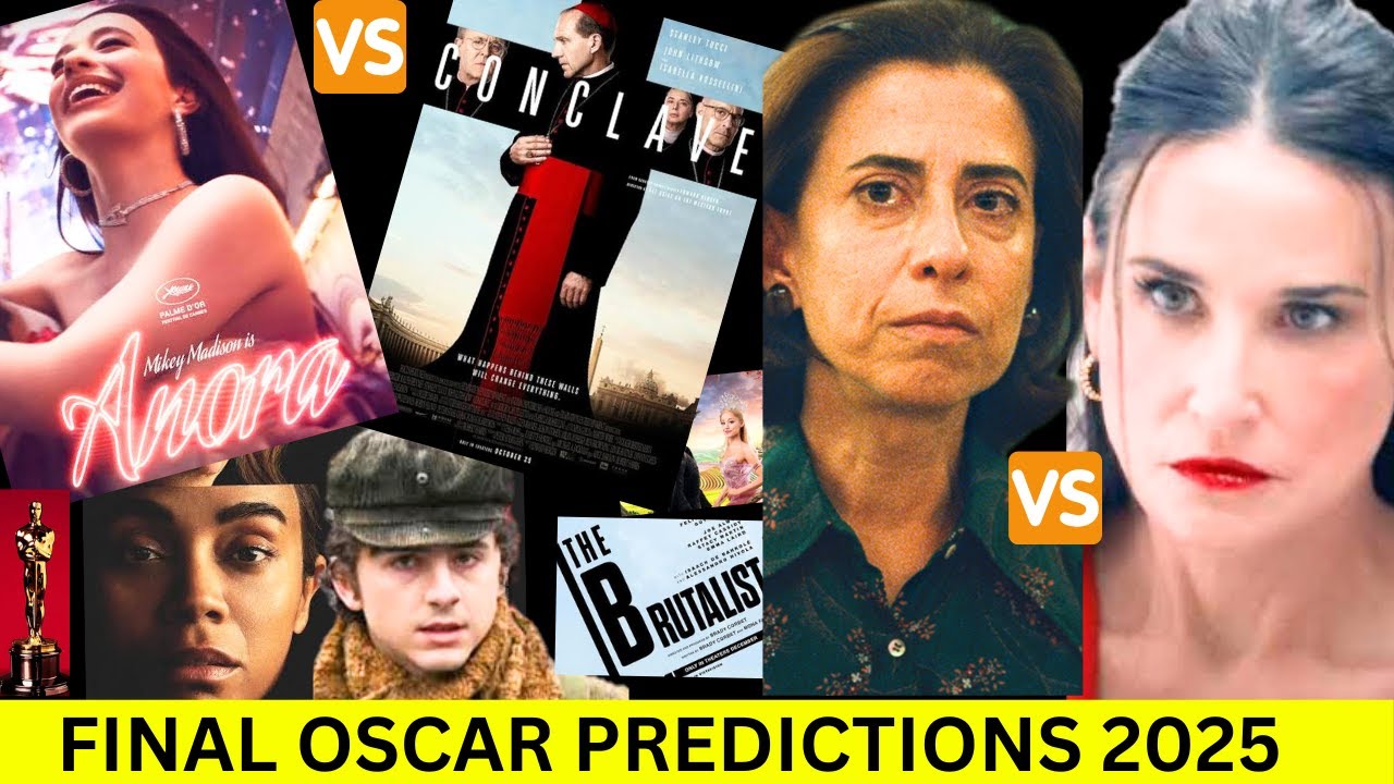 Final 2025 Oscar Predictions, Oscars 2025 Predictions, Final Oscar Predictions 2025, Oscars Winners