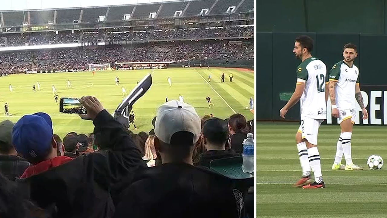 Historic night for Oakland Roots with sell-out crowd at 1st home game at Oakland Coliseum