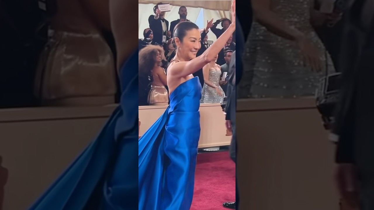 Michelle Yeoh at the Oscars 2025 |#oscars #michelleyeoh #redcarpet