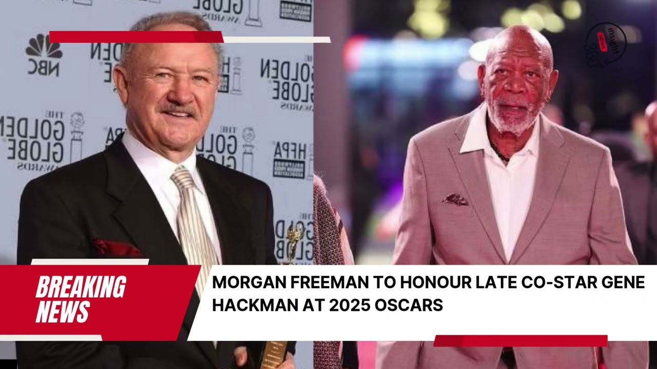 Morgan Freeman Honors Gene Hackman at 2025 Oscars | Tribute to a Hollywood Legend