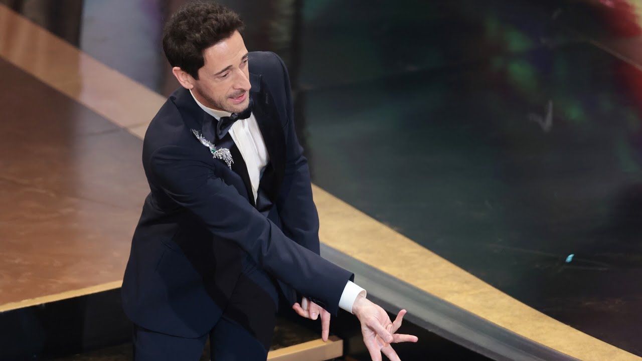 ‘Not appropriate’: Adrien Brody slammed for ‘throwing chewing gum’ at Oscars