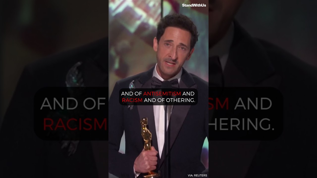 Powerful words from Adrien Brody during his Best Actor acceptance speech at Academy Awards