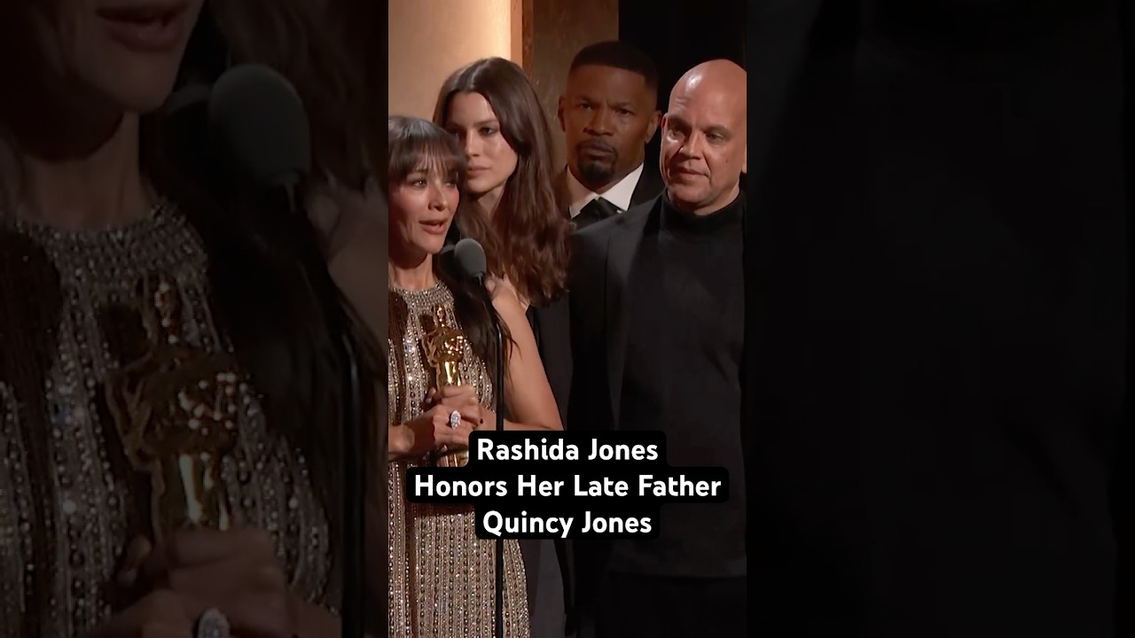 Rashida Jones Accepts an Honorary Oscar For Quincy Jones at the 15th Governors Awards | Part 2