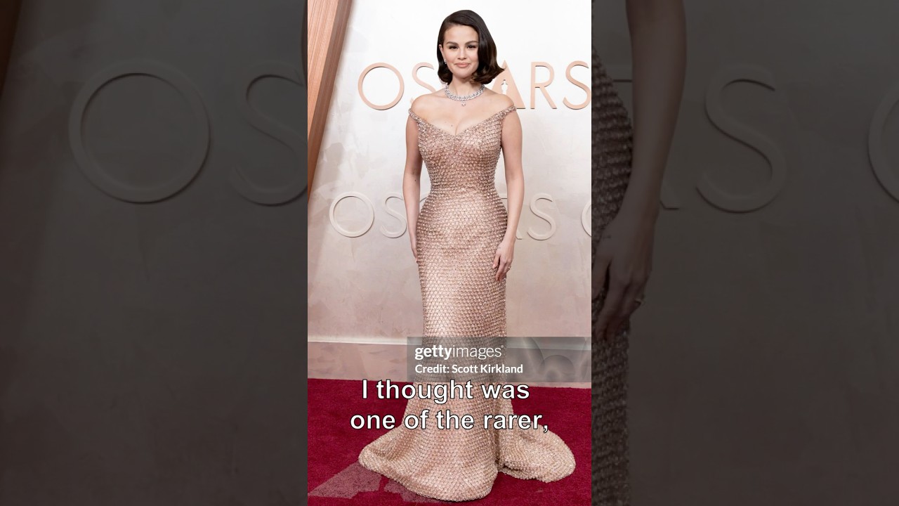 Rhinestones were huge on the 2025 Oscars red carpet  #fashion #redcarpet #oscars