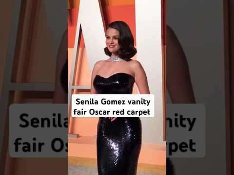 Selina Gomez vanity fair Oscar red carpet dress #apt #rosé_bruno_apt