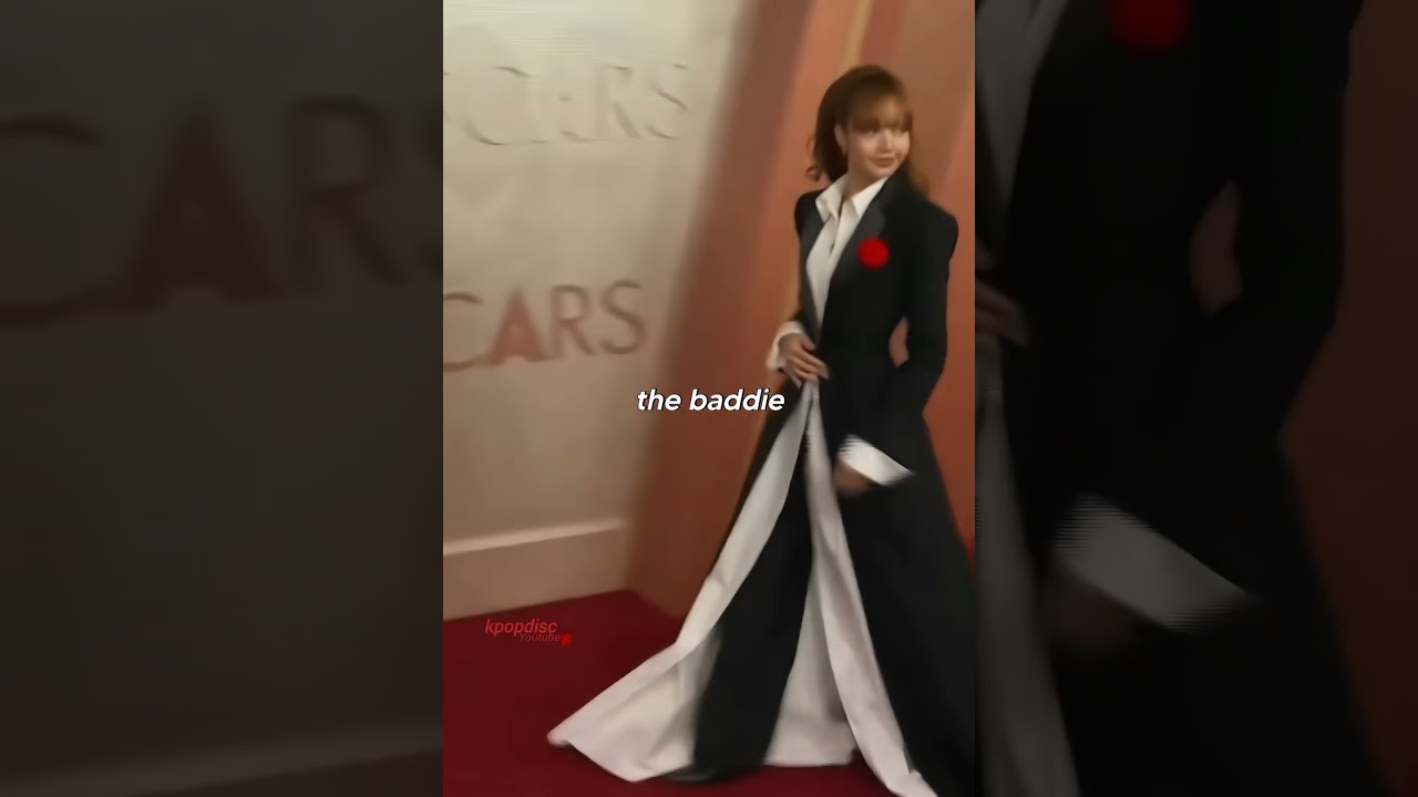 she ate the oscar red carpet #lisa #oscar2025 #blackpink #trending #fyp #kpopdisc