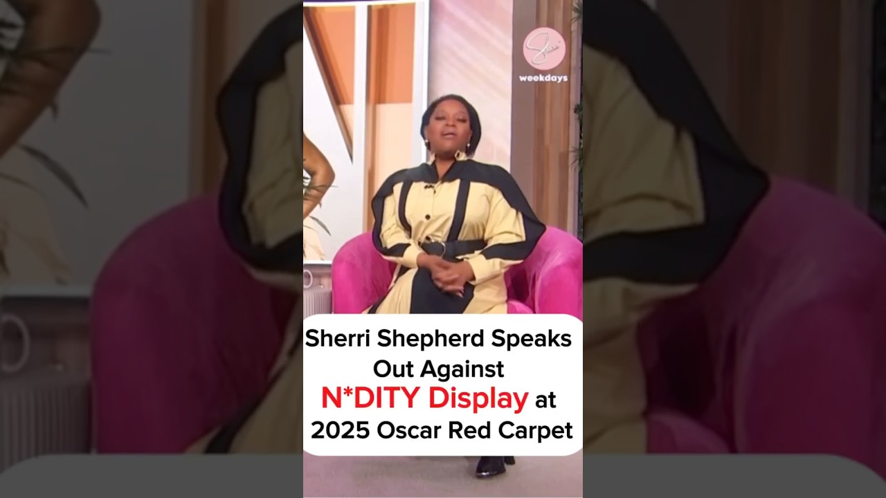 Sherri Shepherd Speaks Out AgainstN*DITY Display at 2025 Oscar Red Carpet! #viralshorts #trending