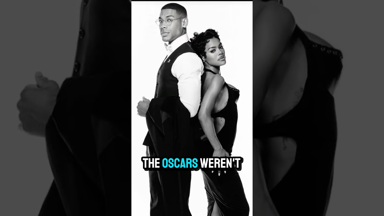 Teyana Taylor & Aaron Pierre’s Viral Oscars Moment #teyana #aaronpierre #oscars2025 #shorts