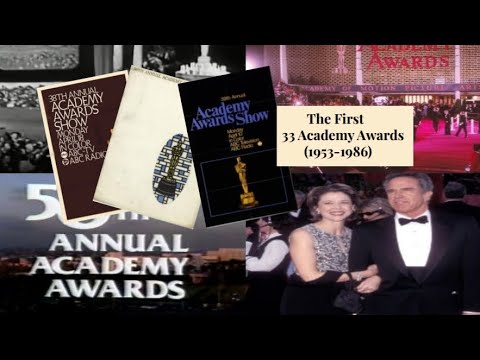 The 33 First Televised Academy Awards Intros (1953-1986)