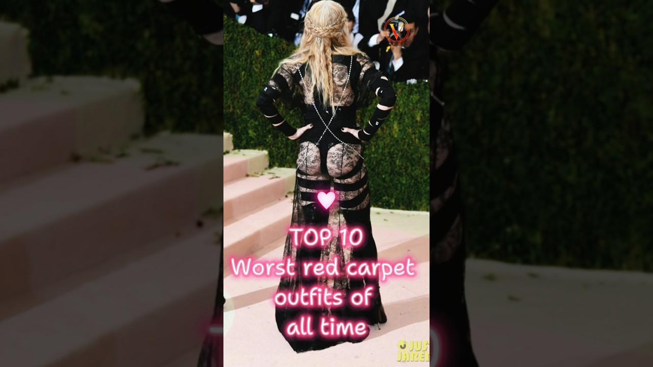 TOP 10 Worst red carpet outfits of all time | #fashion #ytshorts #shorts #oscars