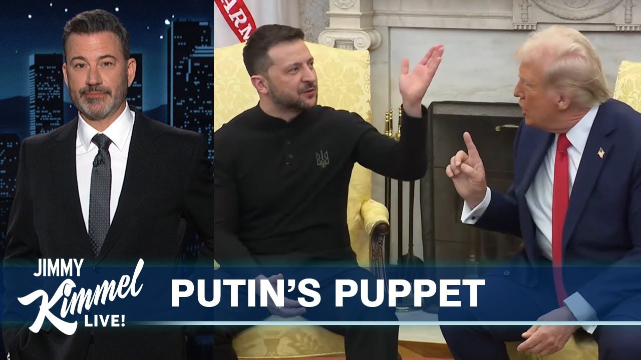 Trump Berates Zelensky, Vance Wants a Thank You, Jimmy’s Oscars Recap & Guillermo on the Red Carpet