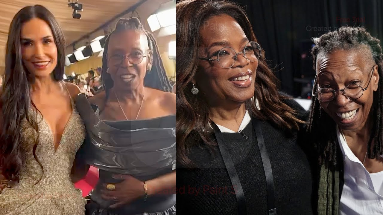 Whoopi Reacts To Demi, Oprah Reunions At 2025 Oscars