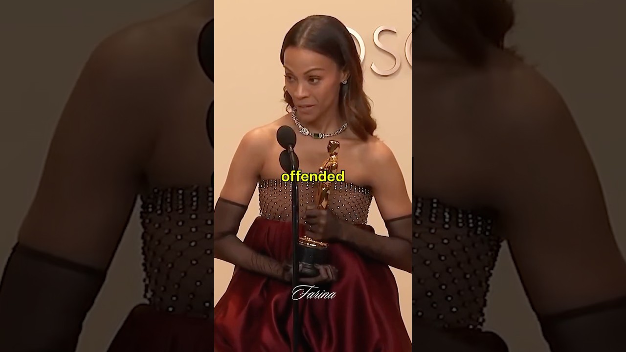 Zoe Saldana is Sorry Mexicans Felt Offended #shorts #oscars #emiliaperez